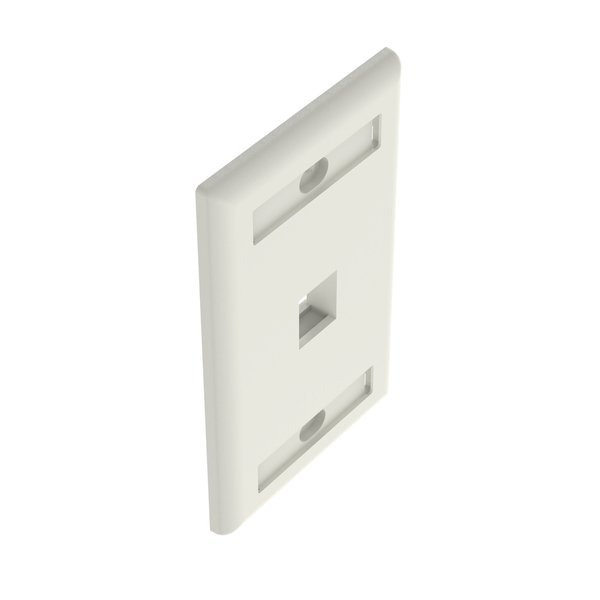 Panduit 1-Port, Single Gang, Flush Mount Face NK1FIWY